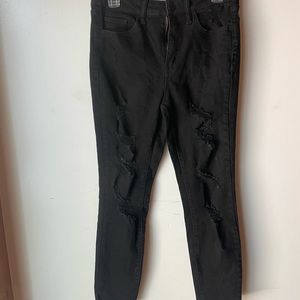 Juniors 9/29 SO Black Vintage Vibe High Rise Ankle Skinny Jeans